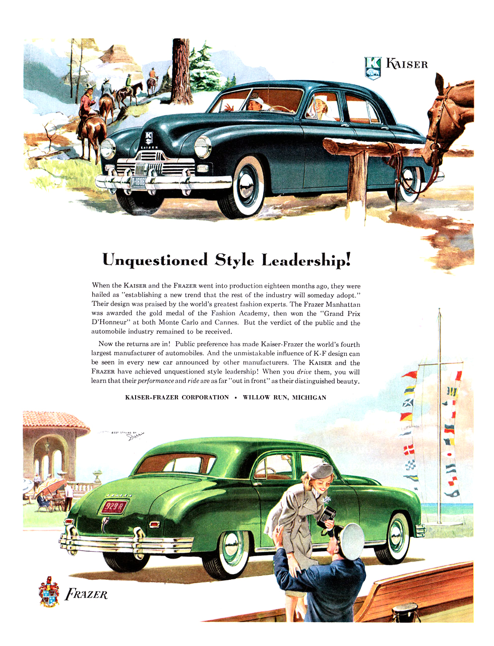 Kaiser-Frazer Ad (February, 1948)